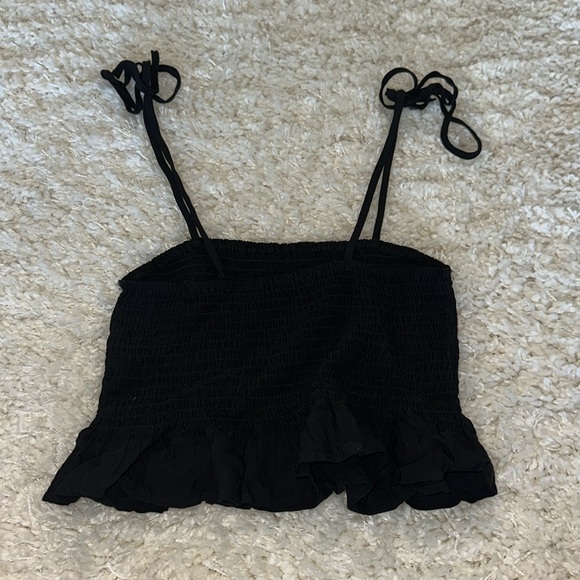 Black Crop Top - Picture 3 of 3